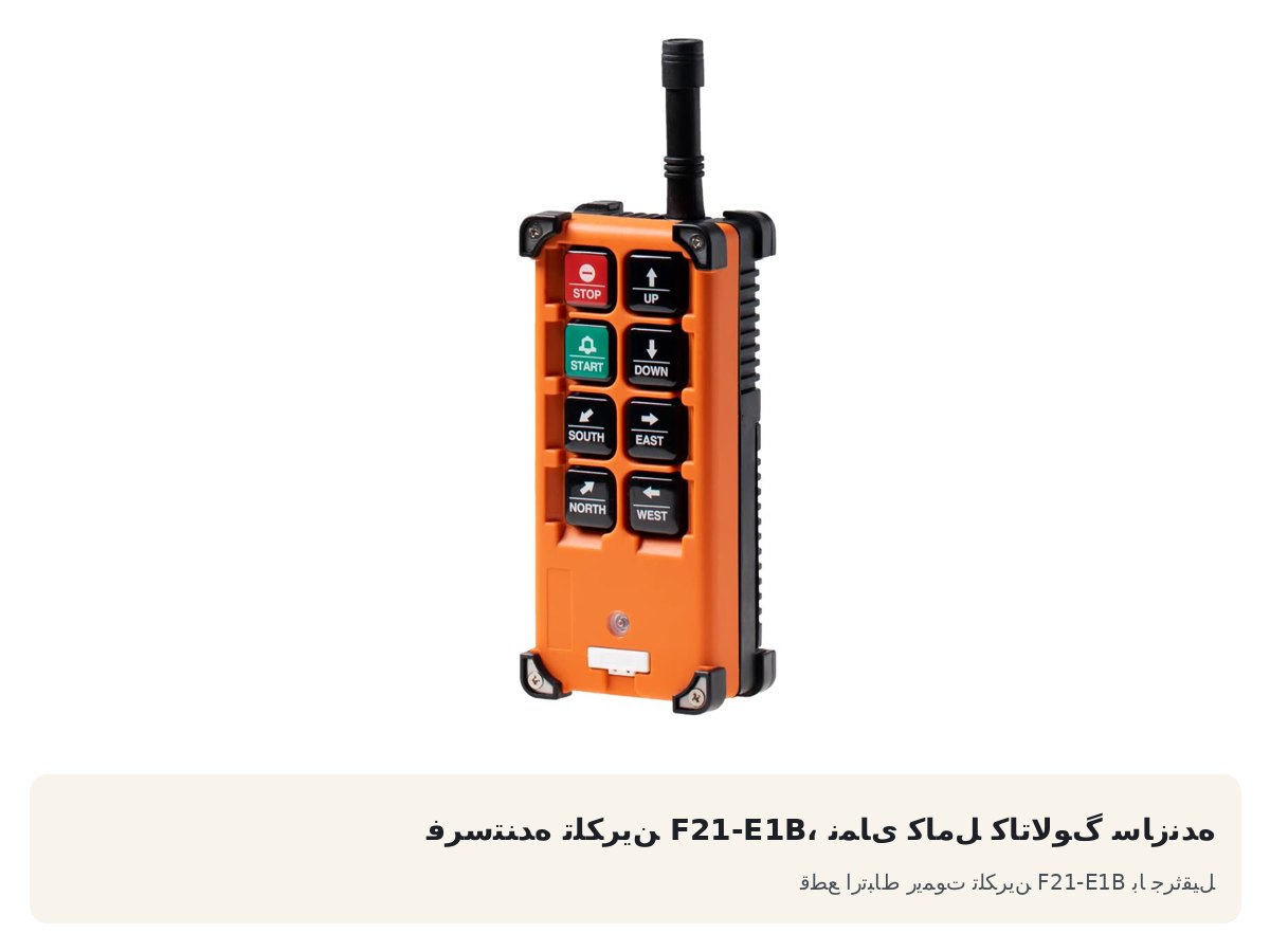 قطع ارتباط ریموت تلکرین F21-E1B با جرثقیل
